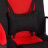 Кресло компьютерное TC Driver ткань чёрное с красным 55х49х126 см в Казани 