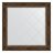 Зеркало с гравировкой в багетной раме Evoform состаренное дерево с орнаментом 120 мм 112x112 см в Казани 