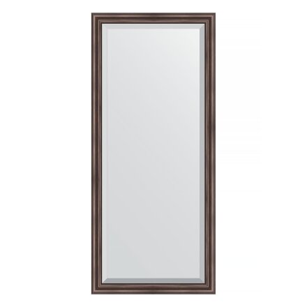 Зеркало с фацетом в багетной раме Evoform палисандр 62 мм 71х161 см в Казани 