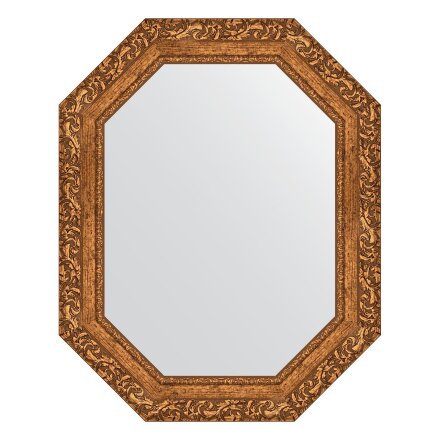 Зеркало в багетной раме Evoform виньетка бронзовая 85 мм 60x75 см в Казани 
