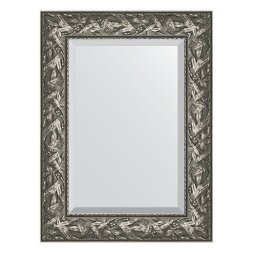 Зеркало с фацетом в багетной раме Evoform византия серебро 99 мм 59х79 см