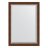 Зеркало с фацетом в багетной раме Evoform орех 65 мм 72х102 см в Казани 