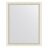 Зеркало в багетной раме Evoform белый с серебром 60 мм 74х94 см в Казани 