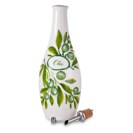 Бутылка для масла Edelweiss Оливки 27 см керамика в Казани 