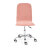 Кресло ТС 47х41х103 см флок, кожзам розовый/белый в Казани 
