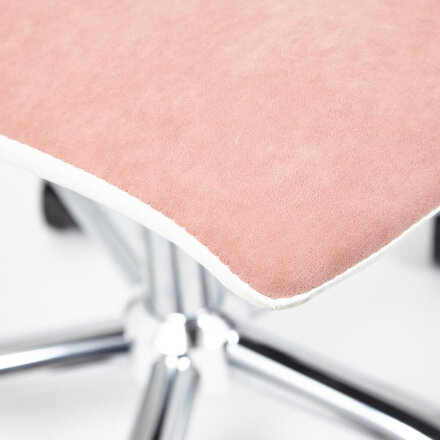 Кресло ТС 47х41х103 см флок, кожзам розовый/белый в Казани 