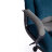 Кресло компьютерное TC Driver флок синее с серым 55х49х126 см в Казани 
