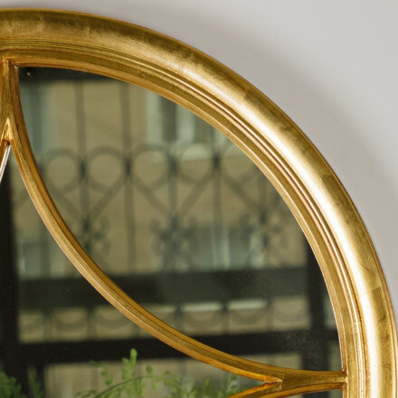 Зеркало Glasar круглое золотистое 80x4x80 см в Казани 