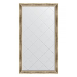Зеркало напольное с гравировкой в багетной раме Evoform серебряный акведук 93 мм 112x202 см