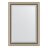 Зеркало с фацетом в багетной раме Evoform состаренное серебро с плетением 70 мм 73х103 см в Казани 