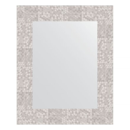 Зеркало в багетной раме Evoform соты алюминий 70 мм 43х53 см в Казани 