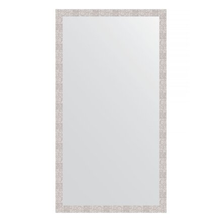 Зеркало напольное в багетной раме Evoform соты алюминий 70 мм 108x197 см в Казани 
