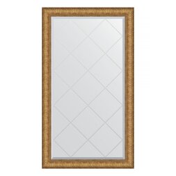Зеркало с гравировкой в багетной раме Evoform медный эльдорадо 73 мм 74x128 см