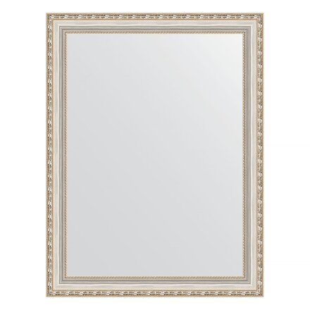 Зеркало в багетной раме Evoform версаль серебро 64 мм 65х85 см в Казани 