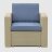 Комплект мебели LF стол+софа 3-х местная+2 кресла+тумбочка серый в Казани 