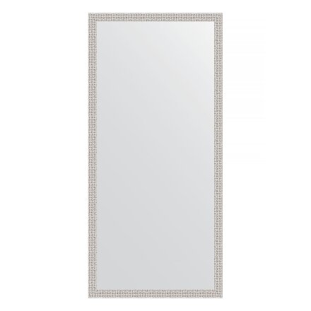 Зеркало в багетной раме Evoform мозаика хром 46 мм 71х151 см в Казани 