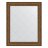 Зеркало с гравировкой в багетной раме Evoform виньетка состаренная бронза 109 мм 100x125 см в Казани 