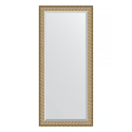 Зеркало с фацетом в багетной раме Evoform медный эльдорадо 73 мм 74х164 см в Казани 