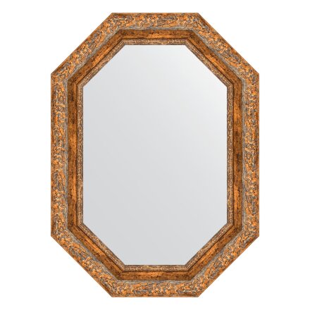 Зеркало в багетной раме Evoform виньетка античная бронза 85 мм 55x75 см в Казани 
