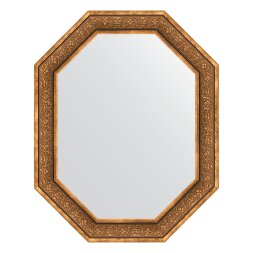 Зеркало в багетной раме Evoform вензель бронзовый 101 мм 79x99 см