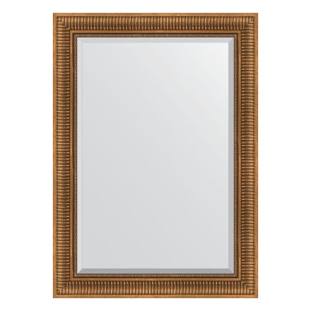Зеркало с фацетом в багетной раме Evoform бронзовый акведук 93 мм 77х107 см в Казани 
