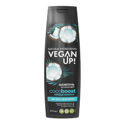 Шампунь Veganup для волос увлажняющий кокос, 400 мл