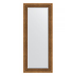 Зеркало с фацетом в багетной раме Evoform бронзовый акведук 93 мм 62х147 см