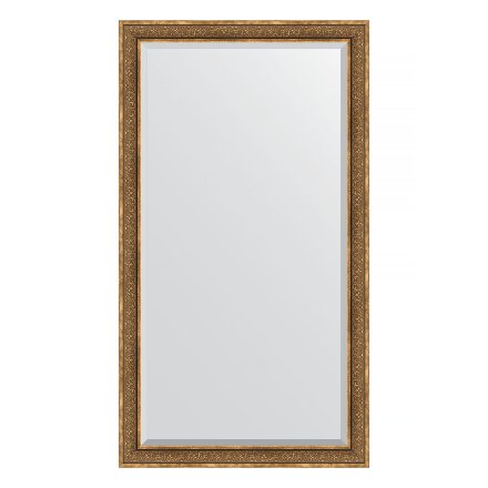 Зеркало напольное с фацетом в багетной раме Evoform вензель бронзовый 101 мм 114x204 см в Казани 