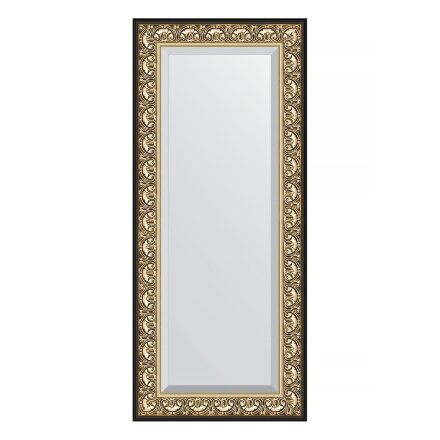 Зеркало с фацетом в багетной раме Evoform барокко золото 106 мм 65х150 см в Казани 