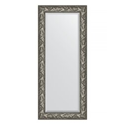 Зеркало с фацетом в багетной раме Evoform византия серебро 99 мм 64х149 см