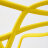 Стул SDM 54.5х56х84 см пластик жёлтый в Казани 