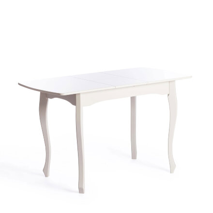 Обеденный стол TC Caterina Provence белый 100+30х70х75 см (19129) в Казани 