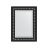 Зеркало с фацетом в багетной раме Evoform черный ардеко 81 мм 55х75 см в Казани 
