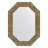 Зеркало в багетной раме Evoform виньетка античная латунь 85 мм 55x75 см в Казани 