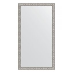 Зеркало напольное в багетной раме Evoform волна хром 90 мм 111x201 см