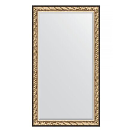 Зеркало напольное с фацетом в багетной раме Evoform барокко золото 106 мм 115x205 см в Казани 