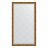 Зеркало с гравировкой в багетной раме Evoform состаренная бронза с плетением 70 мм 93x168 см в Казани 