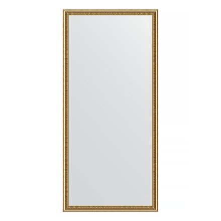 Зеркало в багетной раме Evoform бусы золотые 46 мм 72х152 см в Казани 