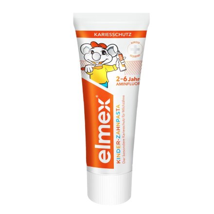 Зубная паста детская Elmex Kids защита от кариеса, для детей от 2 до 6 лет, 50 мл в Казани 