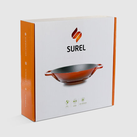 Сковорода Surel wok красная 28 см в Казани 
