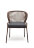 Плетеный стул из роупа Милан серо-коричневый в Казани 