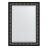 Зеркало с фацетом в багетной раме Evoform черный ардеко 81 мм 75х105 см в Казани 
