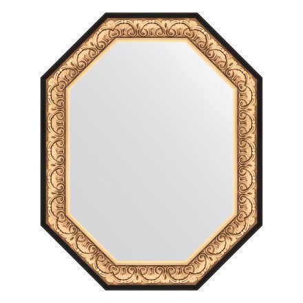 Зеркало в багетной раме Evoform барокко золото 106 мм 80x100 см в Казани 