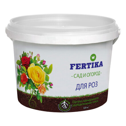 Удобрение Фертика органо-минеральное для роз 0.9 кг в Казани 