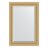 Зеркало с фацетом в багетной раме Evoform сусальное золото 80 мм 65х95 см в Казани 