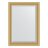 Зеркало с фацетом в багетной раме Evoform сусальное золото 80 мм 75х105 см в Казани 