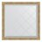Зеркало с гравировкой в багетной раме Evoform состаренное серебро с плетением 70 мм 83x83 см в Казани 