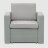 Комплект LF стол+софа 3-х местная+2 кресла+тумбочка серый (SF-C-G-A15050/SF-3-G-A15050) в Казани 