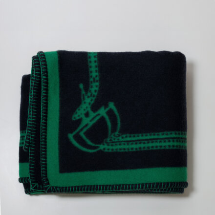 Polo Pony Player Green/Navy Плед в Казани 