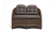 Двухместный диван Равенна коричневый в Казани 